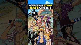 Age of STRAW HATS CREW😳 [upl. by Regdor]