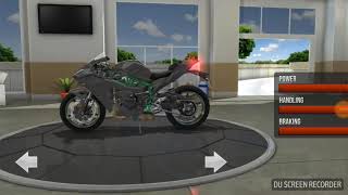 Kawasaki Ninja H2R game play traffic rider [upl. by Reine949]