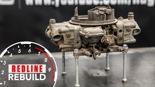 Holley Carburetor Rebuild TimeLapse  Redline Rebuild  S1E5 [upl. by Asyar21]