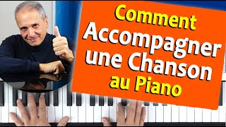 Comment accompagner une chanson au piano facilement Le secret des pianistes professionnels Tuto [upl. by Llerraj]