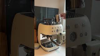 How to set up the SMEG espresso coffee machine for the first time ☕️ [upl. by Dex]