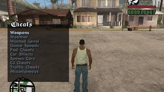 شرح16 تحميل مود قائمة الغش gta san andreas للكمبيوتر [upl. by Marmawke112]