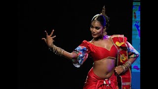 Sri Lanka Dance  ශ් රී ලංකා නර්තනය  Sri Lankan Women  Kandyan Dance  Cultural Dance Green 1058 [upl. by Alleul]