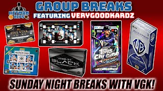 SUNDAY NIGHT BREAKS WITH VGK Cosmic Panini Black Warner Bros and More [upl. by Johnsten920]