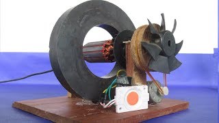 How to make Electric Motor Power DC Generator DIY With Magnet [upl. by Perlis334]