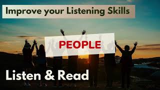 British English Listening Practice People English Listening amp ReadingB1\B2 Improve Your Fluency [upl. by Neysa]