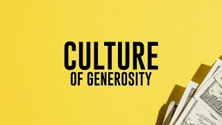 Culture of Generosity  PART 6  Pastor Renelle Johnson [upl. by Selokcin811]