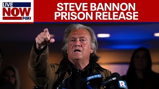 Steve Bannon speaks out after prison sentence quotpolitical prisonerquot [upl. by Meagher]