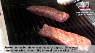 Grilled Pork Tenderloin on a Cookshack Charbroiler [upl. by Aehc]