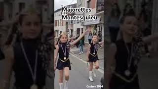 Les Majorettes de MontesquieuVolvestre au Corso Fleuri de Cazères [upl. by Dubois]