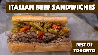 Torontos best Chicago Style Italian Beef Sandwiches You know it Featuring Marqs Chicago Beef [upl. by Mittel268]