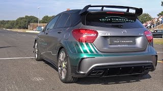 MercedesAMG A45 Petronas World Champions F1 Edition  Exhaust Sounds [upl. by Cordula]