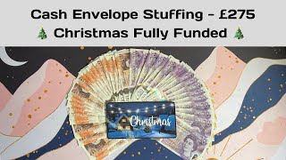 UK Cash Envelope Stuffing  £275  November Week 3  Fully Funding Christmas  Sinking Funds [upl. by Ahsinaw]