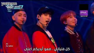 BTS  BANGTAN BOYS   21st Century Girls  Live   Arabic sub [upl. by Cristobal]