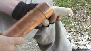 Edbo Monster Copper Bopper  Flint Knapping  Flintknapping [upl. by Azral]