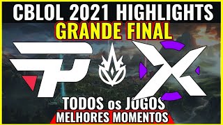 CBLOL GRANDE FINAL PAIN vs VRX Highlights Todos Jogos CBLOL 2021 1ª Etapa Final paiN Gaming x Vorax [upl. by Akcinat]