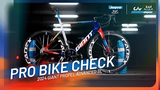 PRO BIKE CHECK  2024 Giant Propel Advanced SL with Mauro Schmid [upl. by Adnael773]