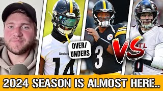 Steelers 2024 Player Props amp Predictions  Steelers x Falcons Week 1 Preview [upl. by Anitsim]