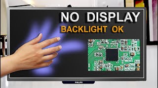 No Picture on LED TV Screen  Philips 32 Inch LCD TV No Light No Display Problem How to Repair [upl. by Sirkin186]