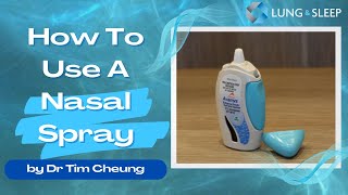 How to use a Nasal Spray [upl. by Yellat]