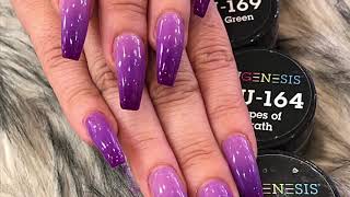 NuGenesis Dipping Powder Nail Designs By Tony Huynh [upl. by Bayless]