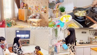 Semangat Berkegiatan Dari Pagi  Siapin Kaka Sekolah  Masak Simpel [upl. by Janiuszck]