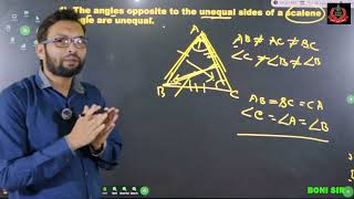 Basic Triangle Properties  Class 10  What is Incenter Centroid median Circumcenter orthocenter [upl. by Laeria462]