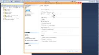 How to Change SQL Server Authentication Modes HD [upl. by Ettevad]