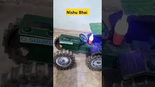 John deere power automobile tracror 5050d farmer modified farming stunt [upl. by Nenerb]