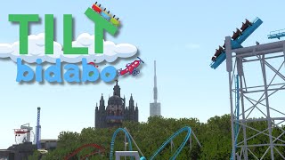 TILTBIDABO  Vekoma Tilt Coaster  TIBIDABO  Nolimits 2 [upl. by Ennaitak]