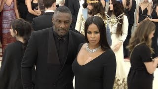 Idris Elba and Sabrina Dhowre at the 2018 MET Gala [upl. by Seni]