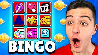 CONSTRUYO UN BINGO en BRAWL STARS 🤣 Abro 3 Megahuchas al 100 y 👀🔥 [upl. by Elacim277]