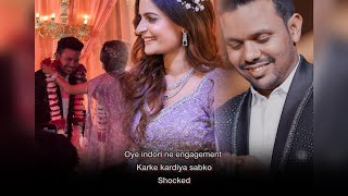 Oye indori or Alisha Rajput ki engagement ne kiya sabko shocked 💍 engagement vlog oyeindori [upl. by Acinoed]