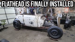 Mikes 1934 Ford Cabriolet FINALLY Has A Flathead Installed [upl. by Nazarius]