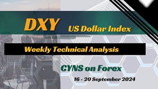 DXY  US Dollar Index Weekly Technical Analysis for 16  20 September 2024 by CYNS on Forex [upl. by Eisdnil]