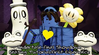 THIS GAME FINALLY RELEASED Undertale  Final Showdown First ExperienceBeating Tutorial [upl. by Esli]