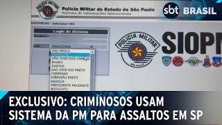 Exclusivo Ladrões usam sistema da PM e assaltam condomínios de luxo em SP  SBT Brasil 051124 [upl. by Kcirrag979]