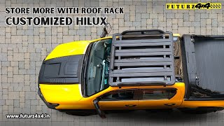 Store More With Roof Rack Customized Hilux Futurz4x4 [upl. by Jacoba]