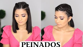 LOS PEINADOS MAS FACILES PARA CABELLO CORTO  Bessy Dressy [upl. by Jeremiah]