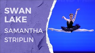 Youth America Grand Prix 2023 Finals Top 12 Winner  Samantha Striplin  Age 14  Swan Lake [upl. by Aissatsana]