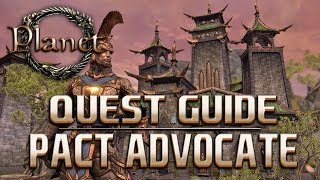 Elder Scrolls Online ESO  Quest Pact Advocate Guide [upl. by Hairahcaz]