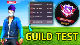 GUILD TEST 🇧🇩 FREE FIRE BANGLADESH SERVER LIVE 🎥 FF LIVE NEPAL FF BD LIVE [upl. by Grosberg]