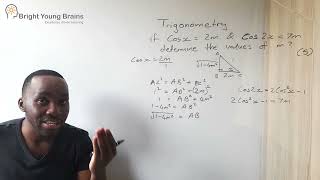 Trigonometry Grade 12 Using Double Angles to Solve a Trig Exam Question [upl. by Mauretta691]