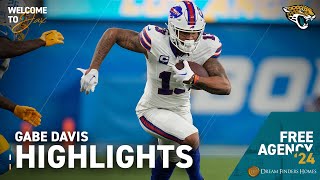 Gabe Davis Top Career Highlights  Jaguars Free Agency 2024  Jacksonville Jaguars [upl. by Rapsac295]