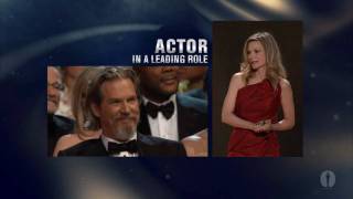 Jeff Bridges Wins Best Actor 2010 Oscars [upl. by Morry]