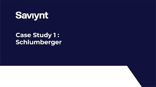 Lesson 6  Case Study 1  Schlumberger [upl. by Alym811]