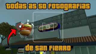 GTA San Andreas  Todas as 50 Fotografias Snapshots Coletáveis [upl. by Nitneuq419]