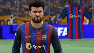 COMO CREAR y CAMBIAR LAS CAMISETAS EN FIFA 22 MODO CARRERA [upl. by Llemej]