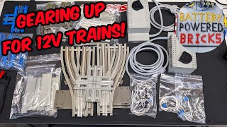 Lego 12v train parts haul [upl. by Irpac303]