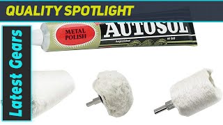 Autosol Metal Chrome Aluminum Polish Buffer with 3pc Drill Buff Kit [upl. by Llerrod65]